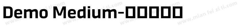 Demo Medium字体转换
